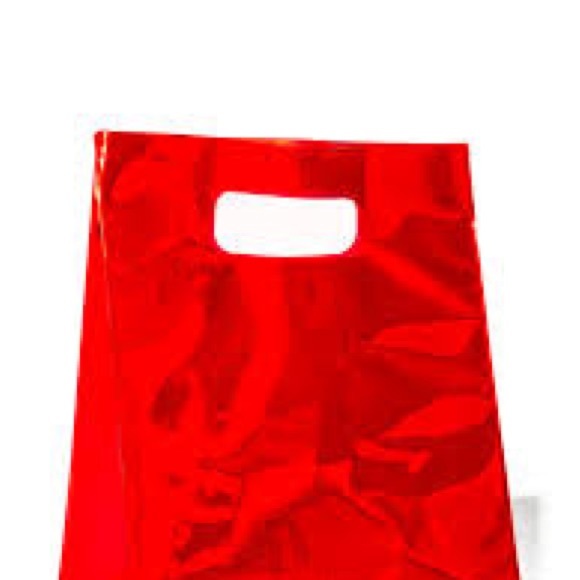 Bath & Body Works Bags Bath Body Works Red Iridescent Metallic Gift